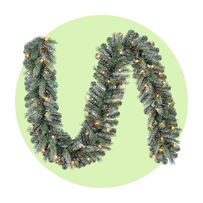 Holiday Living Pre Lit Madison Pine Artificial Garland Ecomm Via Lowes.com