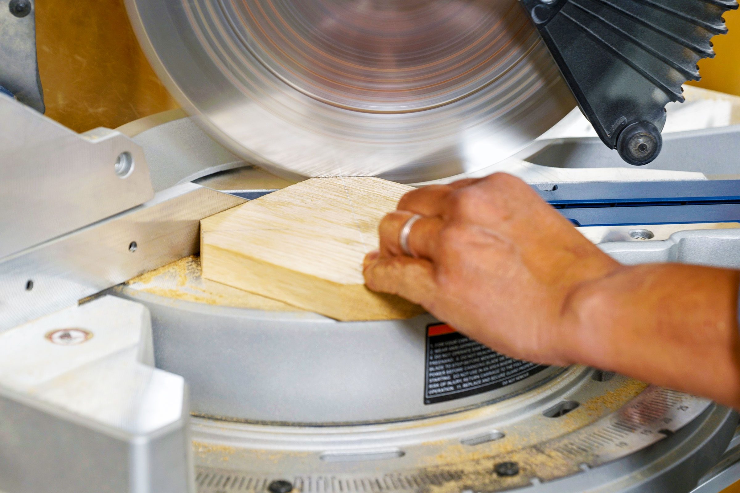 Cut the base of the lazy Susan