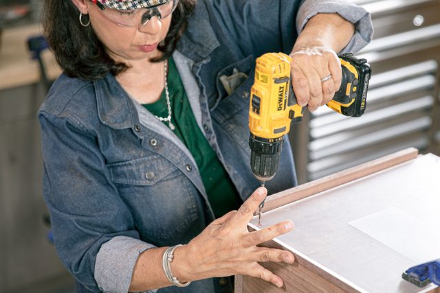 drilling into plexiglass