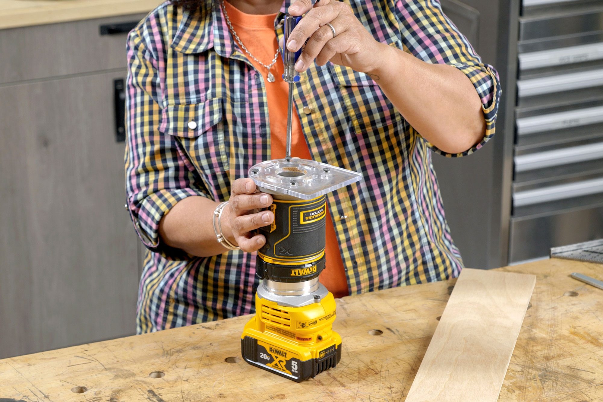 Remove The Router Base Plate