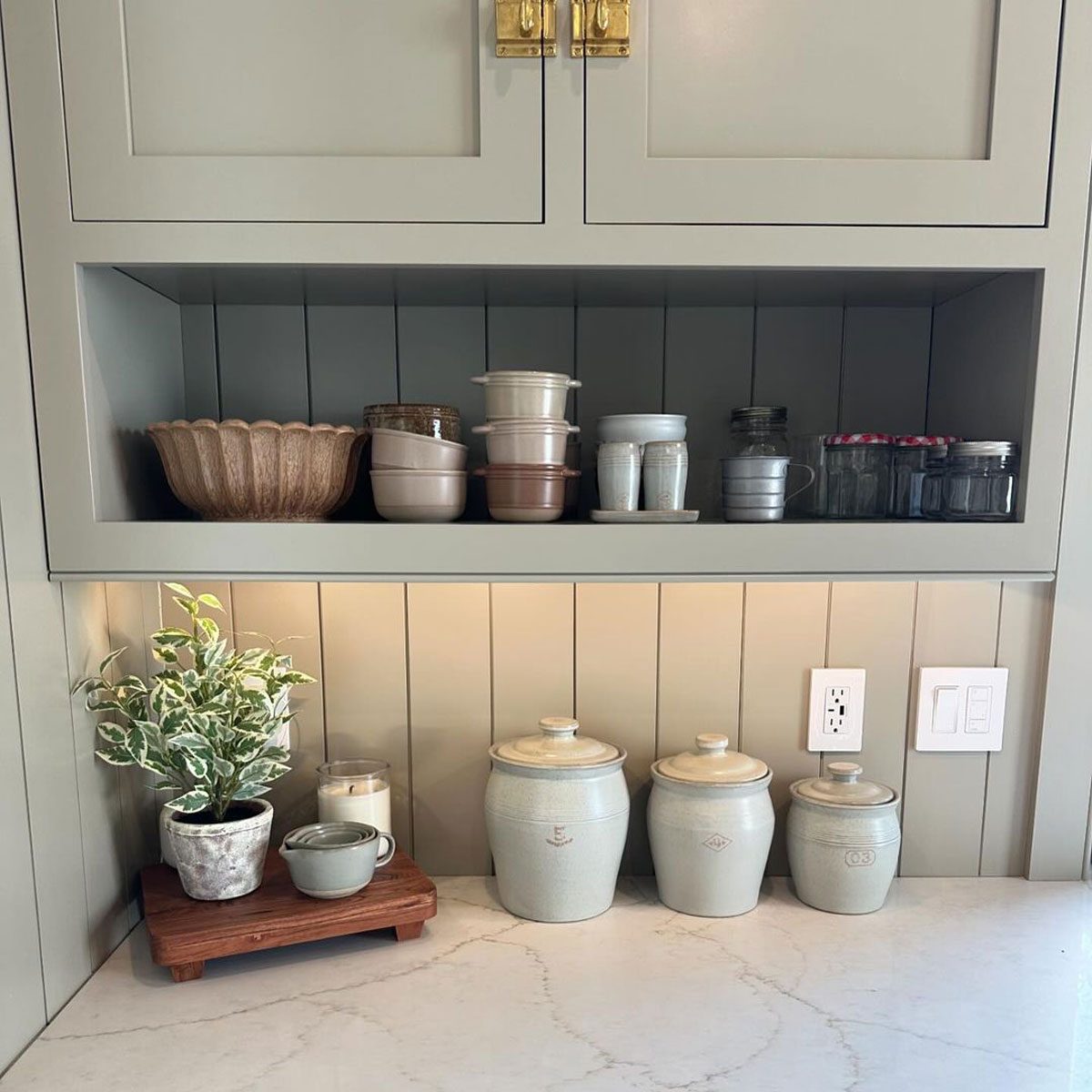 Sophisticated Shiplap Backsplash