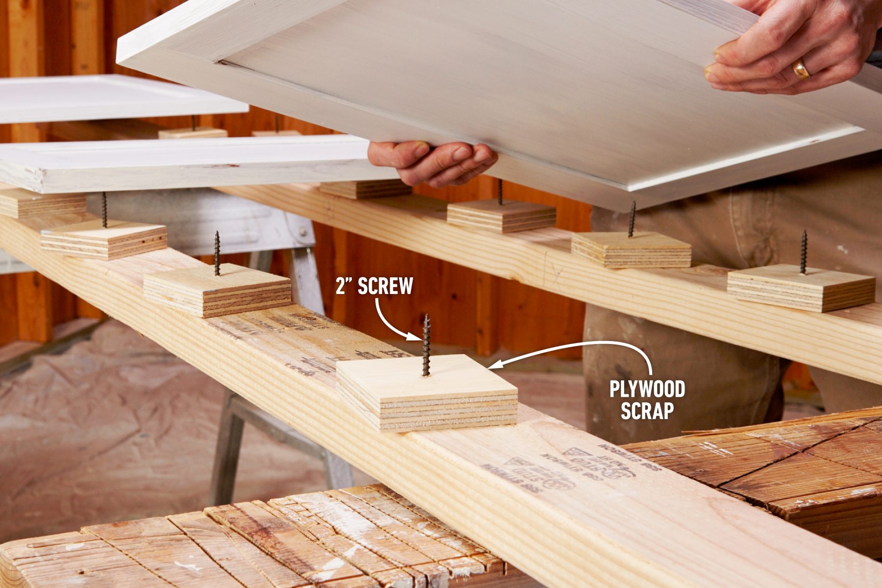 Support Doors On Standoffs 