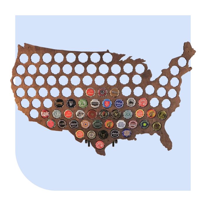 Usa Beer Cap Map