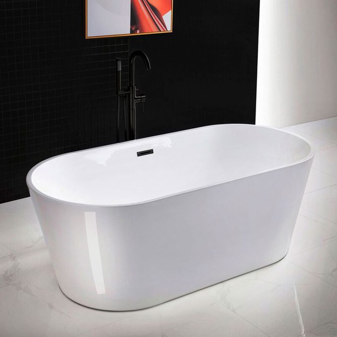 Woodbridge Freestanding Soaking Acrylic Bathtub