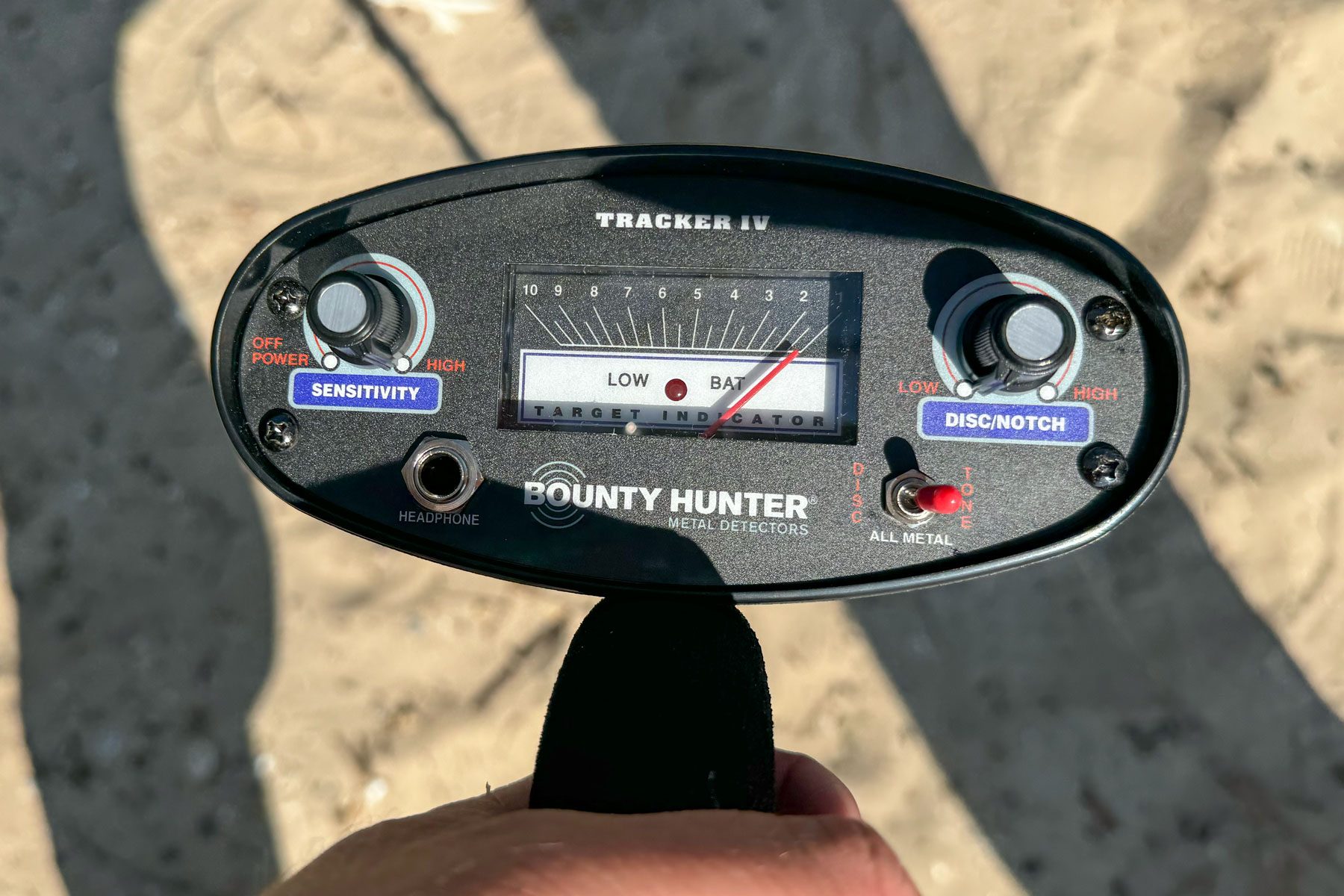 Bounty Hunter Tk4 Tracker Iv Metal Detector analog interface