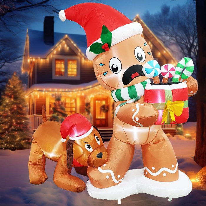 Inflatable Gingerbread Man