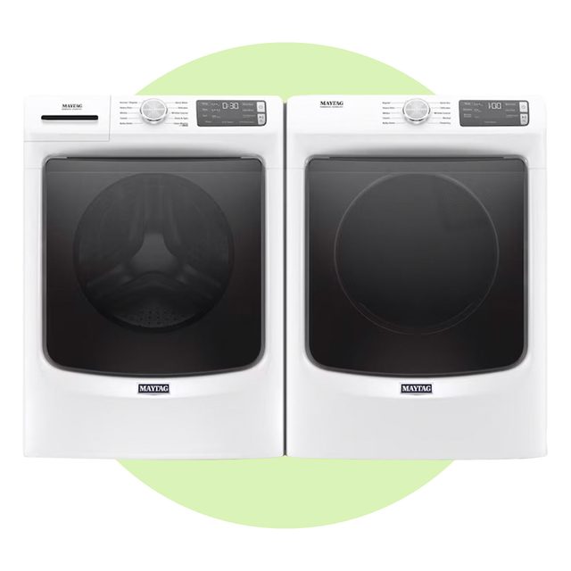Maytag High Efficiency Stackable Front Load Washer And Electric Dryer Set