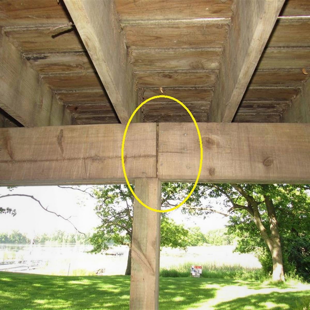 Silent Signs That Your House Has A Serious Problem Beam Splice Not Over Post at Deck