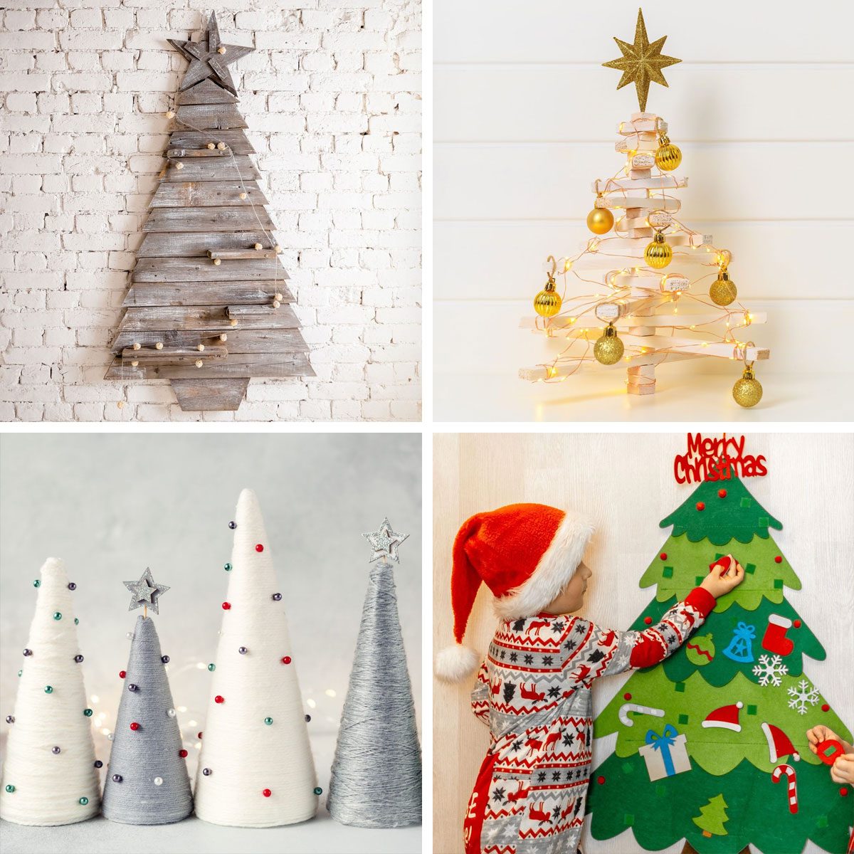 16 Alternative DIY Christmas Tree Ideas