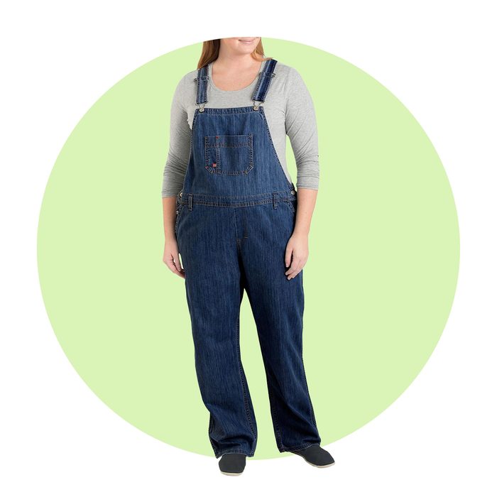 Dickies Womens Plus Size Denim Bib Overall
