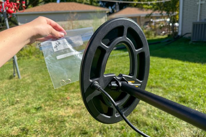 Garrett ace metal detector air test