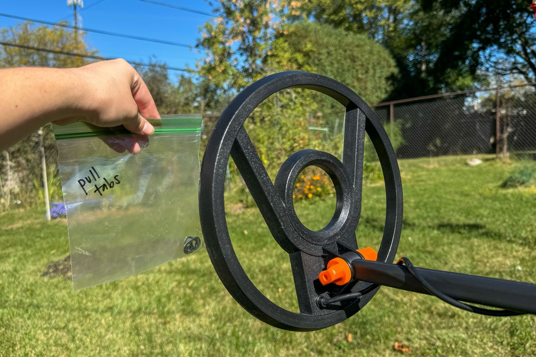 sunpow metal detector air test