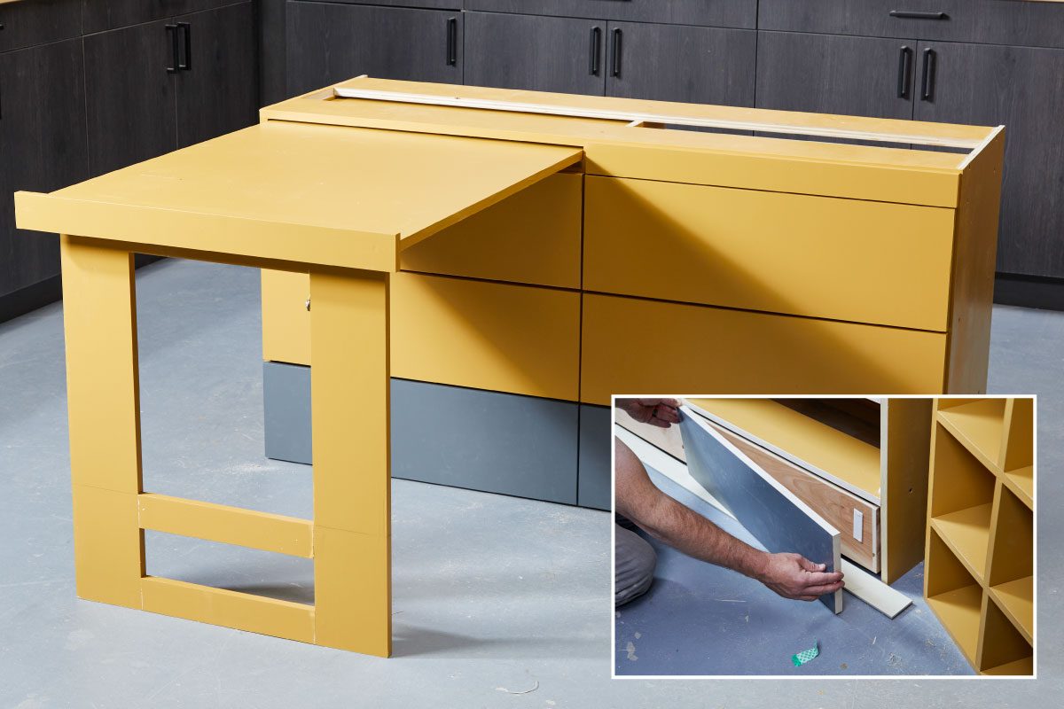 Install The Drawer Fronts