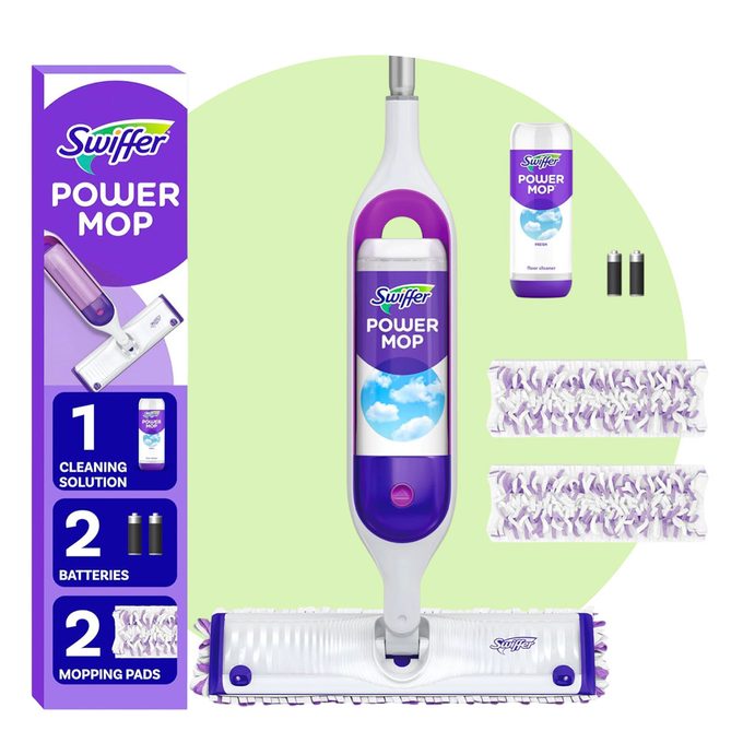 Swiffer Powermop Multi Surface Mop Kit For Floor Cleaning