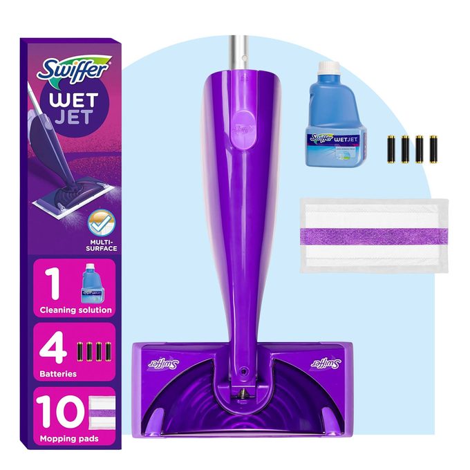 Swiffer Wetjet Hardwood And Floor Spray Mop Cleaner Starter Kit
