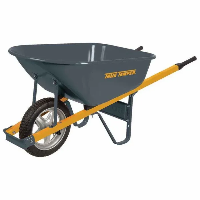 Wheelbarrow True Temper Wheelbarrows R6stsp14 64 1000