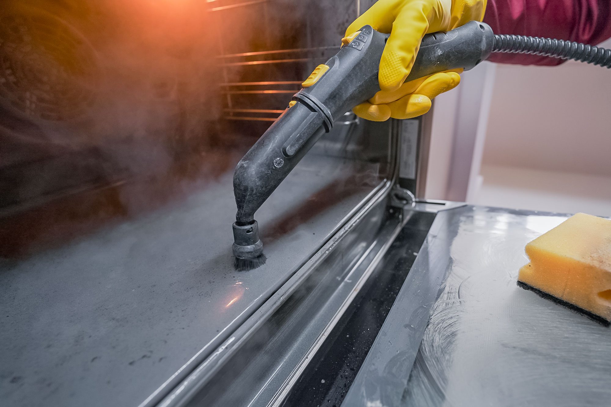 Steam Cleaning Your Oven for a Grease-Free Finish