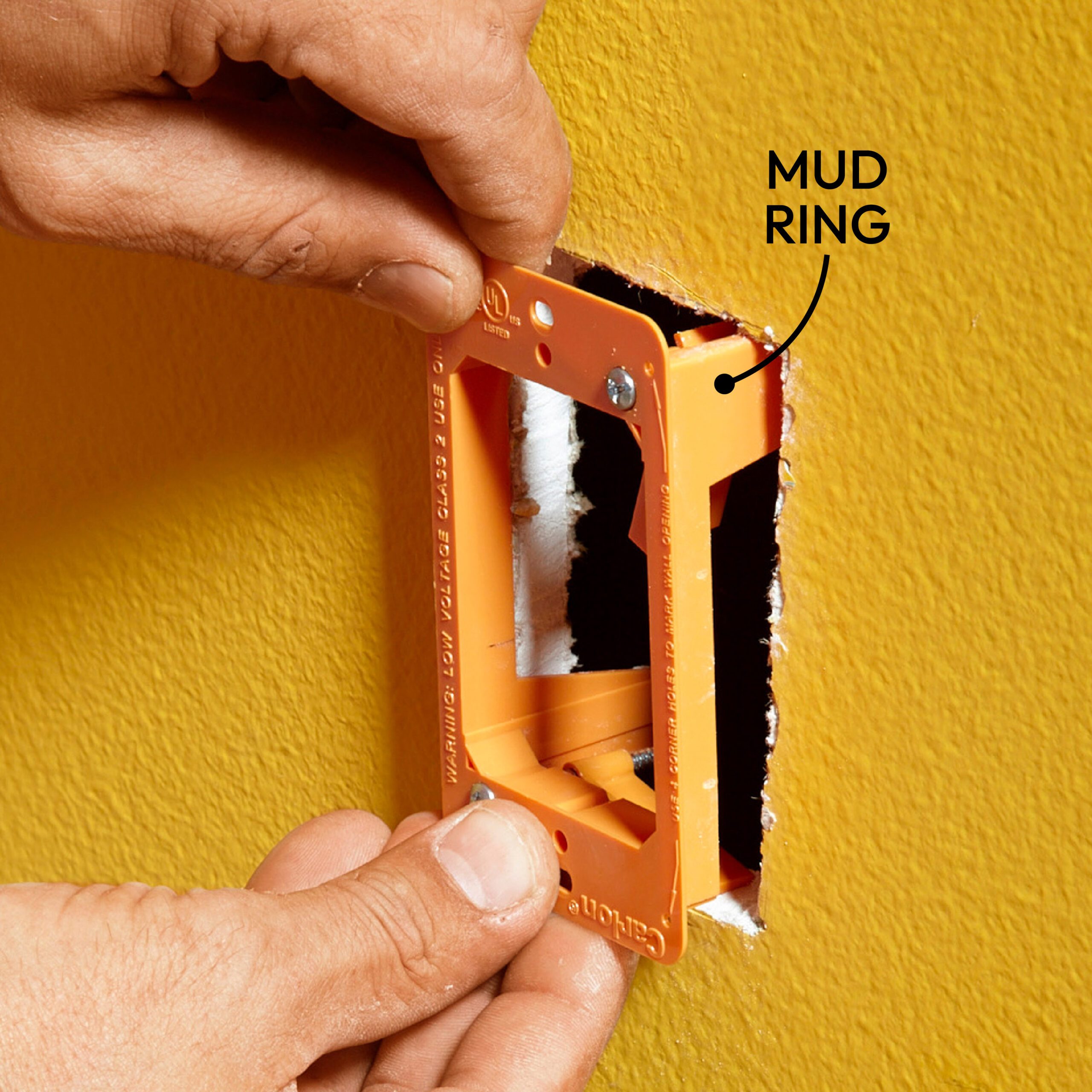 Protect Drywall With a Mud Ring